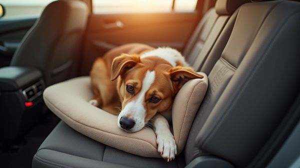 Optimiser le confort de votre chien en voiture avec un coussin